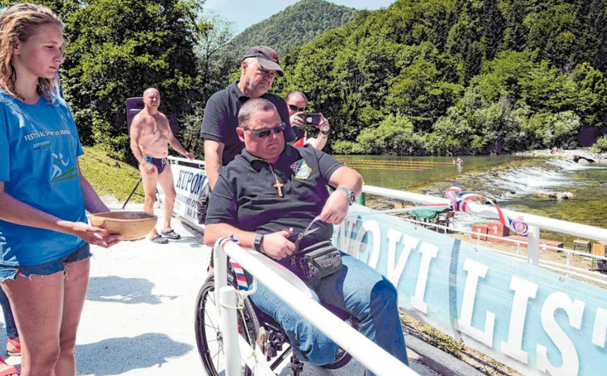 Novom rampom na Jezu do Kupe se spustili i invalidi