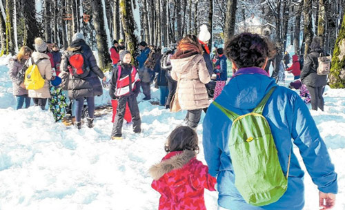 Snijeg upotpunio adventsku bajku