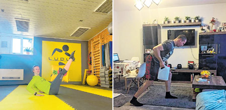 Vježbajte online, šećite oko stola, igrajte i tenis s wc-papirom ako treba
