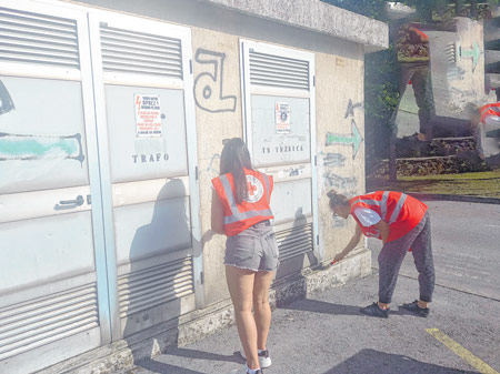 Volonteri oslikali trafostanicu