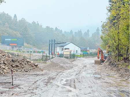 Obilazak gradilišta prilazne ceste i pretovarne stanice u Sović Lazu