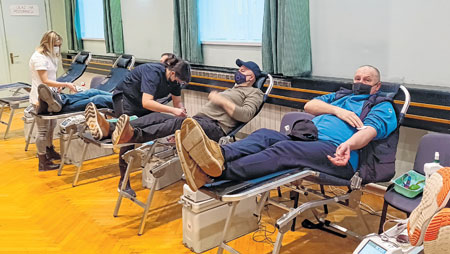 Odličan odaziv: Prva ovogodišnja akcija darivanja krvi