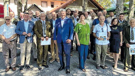 Predstavnici Županije i lovačkih udruga na Petehovcu