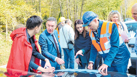 Ministrica i veleposlanik Švicarske Urs Hammer u Gorskom kotaru