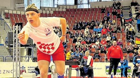 Matej Mrle, kuglač Goranina, okitio se ekipnom broncom na Europskom prvenstvu za mlađe juniore