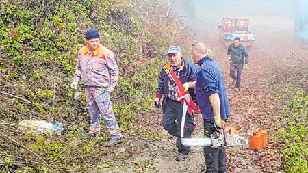 Mjesni odbor Delnice: Uređenje zaletišta stare skakaonice