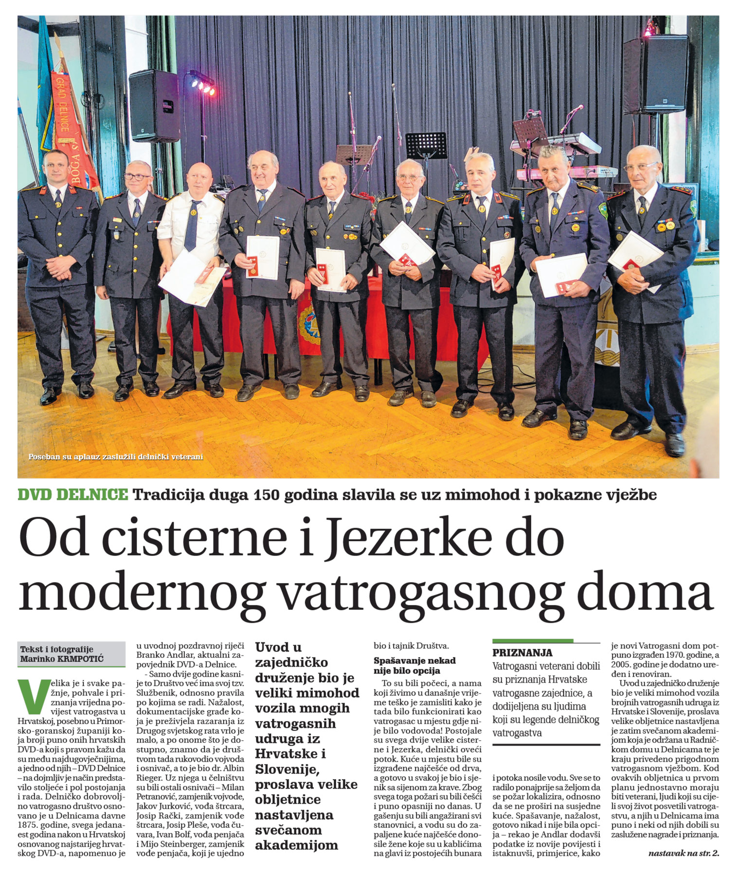 DVD Delnice: Tradicija duga 150 godina slavila se uz mimohod i pokazne vježbe, članka, novi list