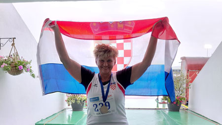 Slavica Grgurić Pajnić nastupila na Prvenstvu Balkana u atletici