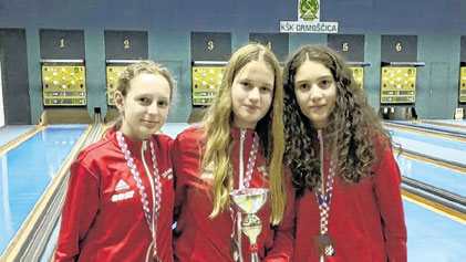 Kuglanje: Juniorke Goranina brončane