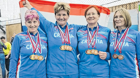 Tri srebra Slavice Grgurić Pajnić