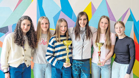 Delničke osnovke županijske su prvakinje u kros trčanju