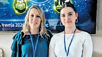 Srednja škola Delnice: Bravo za Leonu i Valentinu