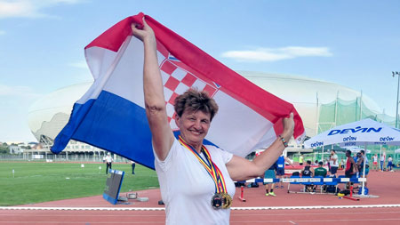 Slavica Grgurić Pajnić u Rumunjskoj osvojila dvije zlatne i tri srebrne medalje